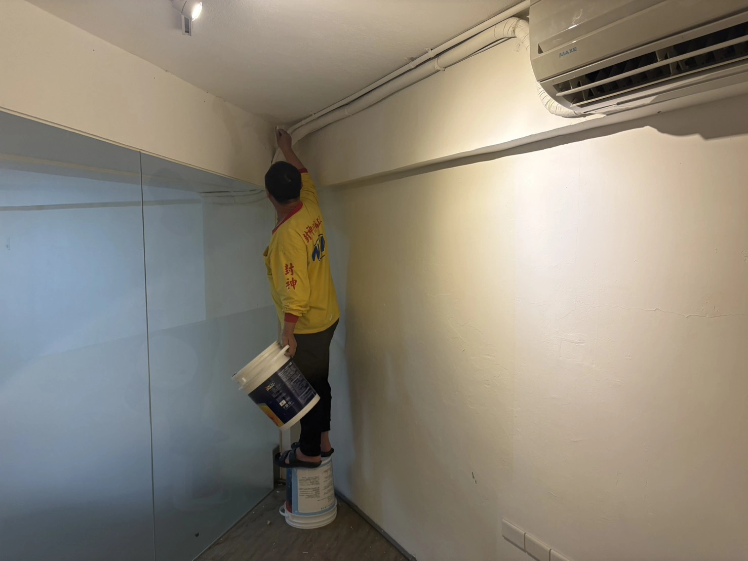地下室牆面滲漏水高壓灌注止漏施工完
