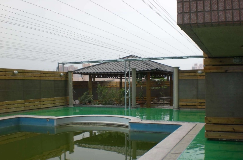 游泳池週邊PU防水工程
